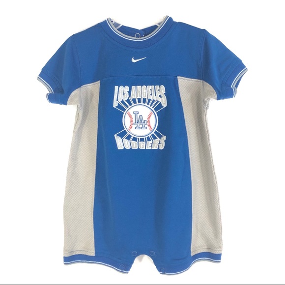 dodgers baby romper